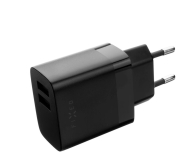 Ładowarka i akumulator FIXED Ładowarka sieciowa 17W 2xUSB-A + kabel USB-C 1m czarny FIXC17N-2UC-BK